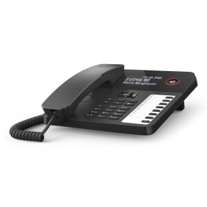 Siemens Gigaset Desk 600 - Telefon mit Schnur - Schwarz