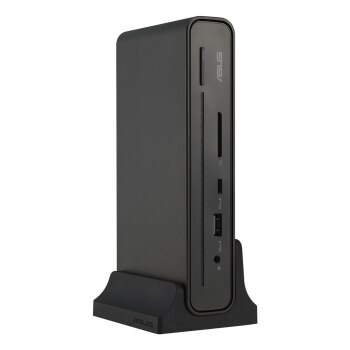 ASUS Triple Display USB-C Dock Duo DC301 Cablato Nero