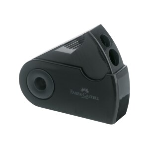 FABER-CASTELL SLEEVE - Spitzer - 2 Löcher - Schwarz
