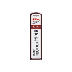 rOtring Tikky Bleistiftmine Hi-Polymer HB 0.5 mm - 12er...