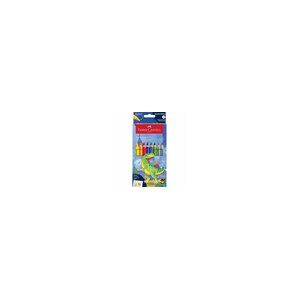 FABER-CASTELL Buntstift Jumbo Grip Dino 8+2 Kartonetui 5er