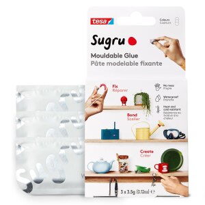 Tesa Sugru Allzweckkleber 3Stk weiß