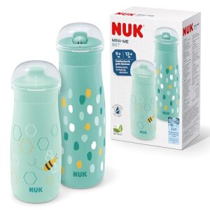 NUK Mini-Me Trinkflaschen Set ab 9 Monaten mint