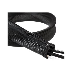 LogiLink Cable Sleeve - Black - 1 m