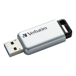 Verbatim Secure Pro - Memoria USB 3.0 da 16 GB - Argento - 16 GB - USB tipo A - 3.2 Gen 1 (3.1 Gen 1) - Senza coperchio - Argento