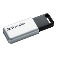 Verbatim Secure Pro - Memoria USB 3.0 da 16 GB - Argento - 16 GB - USB tipo A - 3.2 Gen 1 (3.1 Gen 1) - Senza coperchio - Argento