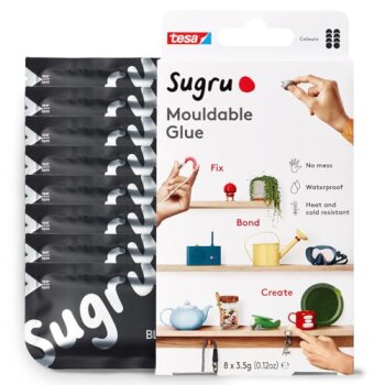 Tesa Sugru formbarer Allzweckkleber 8Stk black
