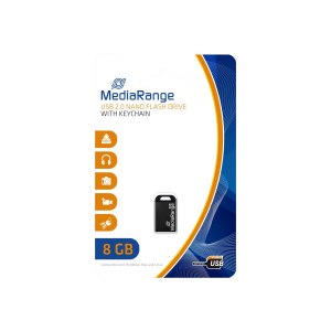 MEDIARANGE Nano - USB-Flash-Laufwerk - 8 GB - USB 2.0