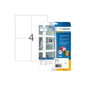 HERMA Wetterfeste Impraegn.Etik.A4 105x148 -...