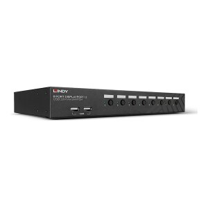 Lindy KVM-/Audio-Switch - 8 x DisplayPort / Audio / USB