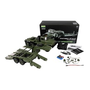 Amewi Ural B36 Militär LKW 6WD mit Tieflader 1 16...