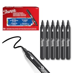 Sharpie Kreativmarker Rundspitze Acryl schwarz