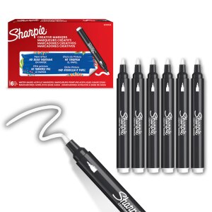 Sharpie Kreativmarker Rundspitze Acryl weiß