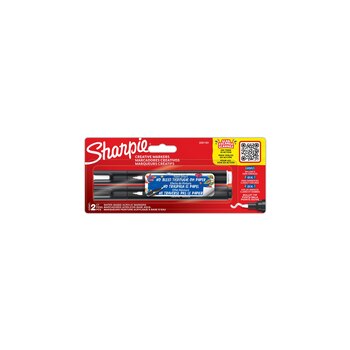 Sharpie Kreativmarker Rundspitze Acryl 2er Set schwarz/weiß
