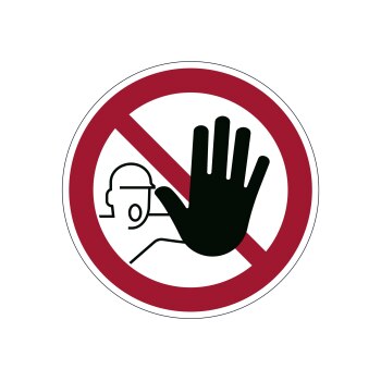 Durable Schild - Zutritt verboten - rund - 430 mm (Durchmesser)