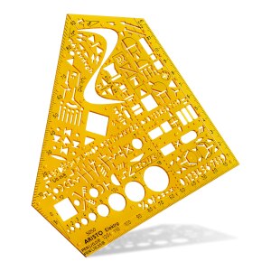 Aristo Elektro - Schablone - Buchstaben, Zahlen, Symbole