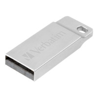 Verbatim Metal Executive - Memoria USB da 32 GB - Argento - 32 GB - USB tipo A - 2.0 - Senza coperchio - Argento