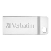 Verbatim Metal Executive - Memoria USB da 32 GB - Argento - 32 GB - USB tipo A - 2.0 - Senza coperchio - Argento