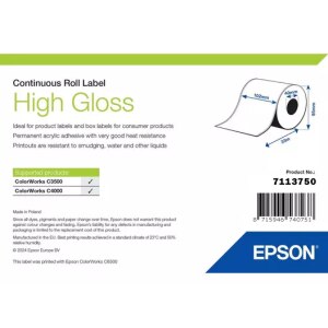 Epson Hochglänzend - Rolle Endlosetiketten 10,2 cm x...