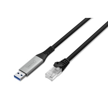 DIGITUS USB 3.2.RJ45 Ethernet Kabel 2 m