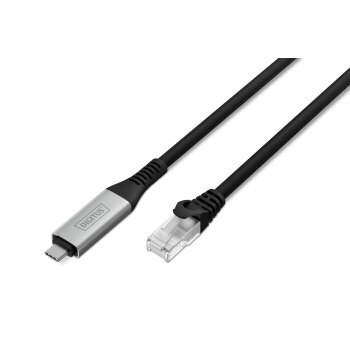 DIGITUS USB 3.2.RJ45 Ethernet Kabel s/FTP 15 m