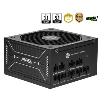 MSI Netzteil Schwarz