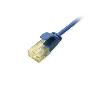 Equip Cat.6A U/UTP Slim Patch Cable, 5.0m, Blue