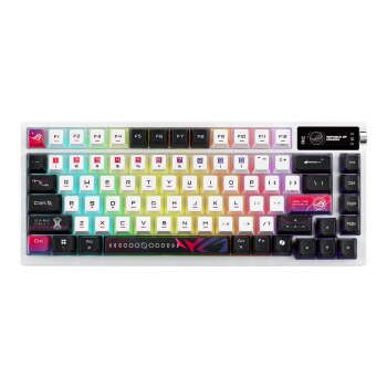 ASUS ROG Azoth X tastiera Gaming USB + RF Wireless + Bluetooth Svizzere Nero, Bianco