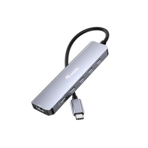 Equip USB-C 6-in-1 Multifunktionaler Adapter, HDMI...