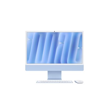 Apple iMac Z1E5 59.62cm Standardglas M4 8C CPU/8C GPU/16C N.E. SSD Ohne Eth MM NumKey TID DE Blau