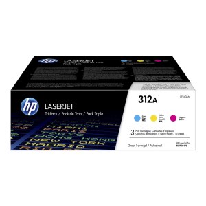 HP 312A - 3er-Pack - Gelb, Cyan, Magenta - Original -...