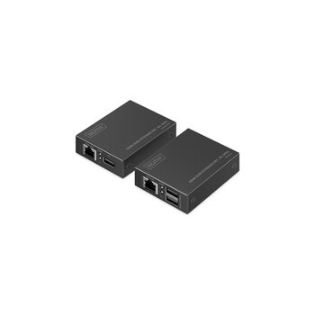 DIGITUS HDMI KVM Extender Set 4K/30Hz - Kabel-/Adapterset - Digital/Display/Video