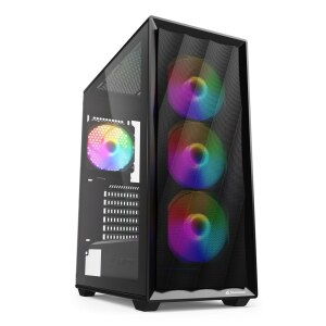 Sharkoon VK4 Rainbow schwarz Tempered Glass
