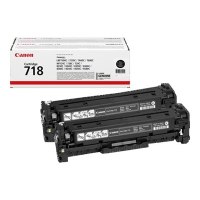 Canon CRG-718 BK Value Pack - 2-pack