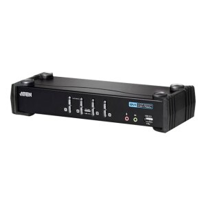 ATEN 4-Port USB DVI KVM Switch with Audio & USB 2.0...