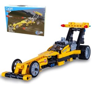 JAMARA CaDA Drag Racing 1 24 Bricks gelb