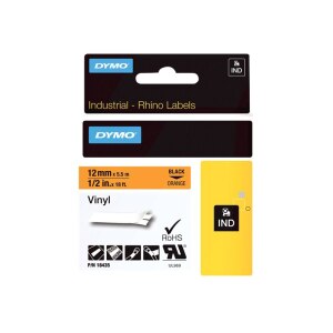 DYMO Rhino Industrial Vinyl Labels | 12 mm x 5.5 m |...