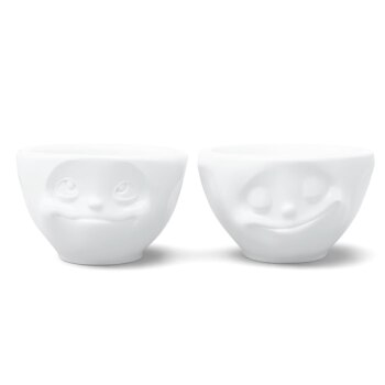 BHS FIFTYEIGHT Schälchen-Set 100ml Verträumt & Glücklich weiß