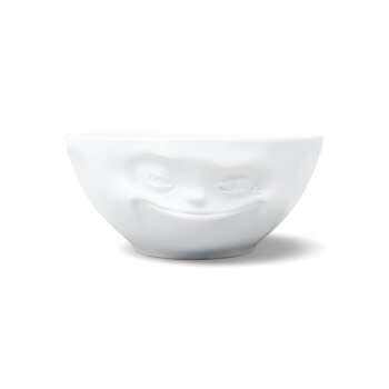 BHS FIFTYEIGHT Schale 350ml - Grinsend weiß