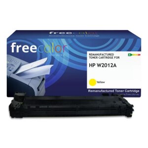 freecolor Toner HP W2012A yellow mit chip 13000p...