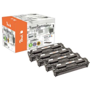 Peach Combi-Pack PT642 - 4er-Pack - Schwarz, Gelb, Cyan,...