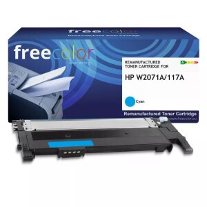 freecolor Toner HP 117A W2071A cyan - Tonereinheit -...