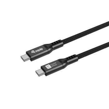 Equip 128441 cavo USB USB4 Gen 4x2 1,2 m USB C 80 Gbit/s 240 W Nero