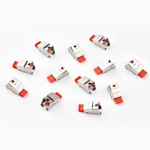 Smart Keeper NC13P1OR 12 x LAN Cable Locks 2 without Lock...