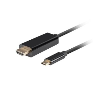Lanberg CA-CMHD-10CU-0030-BK - 3 m - USB Typ-C - HDMI -...