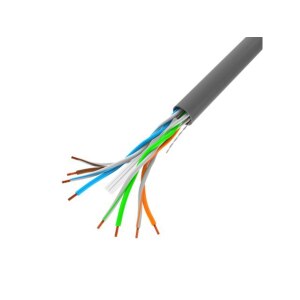 Lanberg Verlegekabel CAT.6 UTP 100m CU CPR+Fluke grau -...