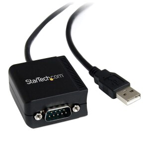 StarTech.com 8.3ft (2.5m) 1-Port FTDI USB to Serial RS232...
