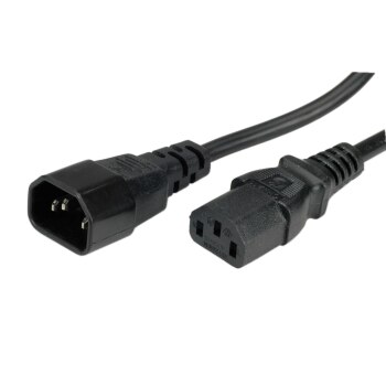 Bachmann H05VV-F 3G - Stromkabel - IEC 60320 C14 zu IEC 60320 C13