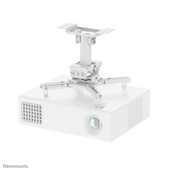 Neomounts CL25-530WH1 Supporto a soffitto beamer - alt. 25,5 cm - montaggio facile - mobilità completa