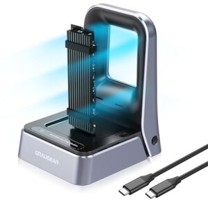 GrauGear Docking Station 4.0 für M.2 PCIe Gen4x4...